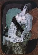 Juan Gris The clown with Guitar oil painting reproduction